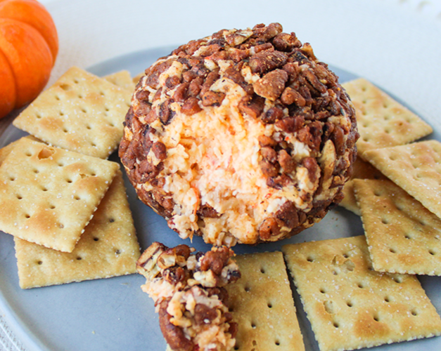 Spiced Pecan and Pimento Cheese Ball